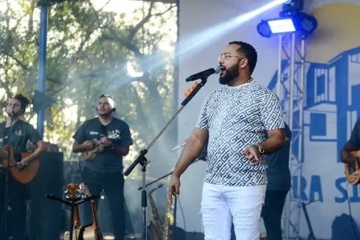 Show de Dudu Nobre atrai mais de 6 mil pessoas e encerra Virada Cultural de São Bernardo