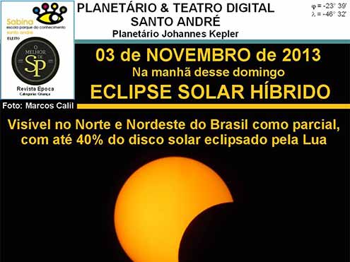 Quando moradores de BH poderão ver um eclipse total?