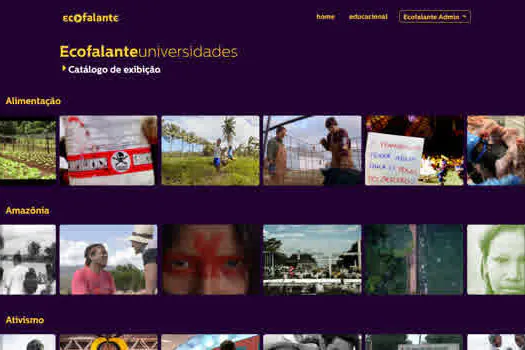 Ecofalante lança a “Ecofalante Play”, plataforma de Streaming exclusiva para a educação