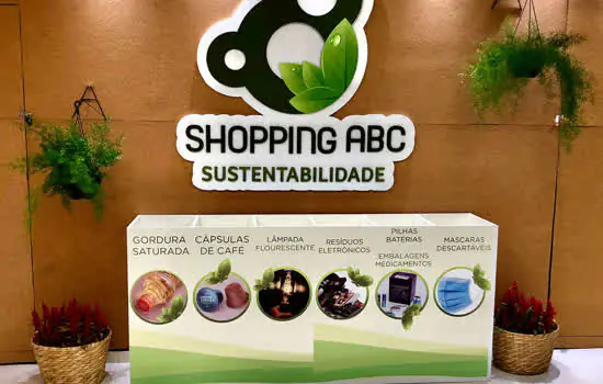 Shopping ABC inaugura ponto de descarte para itens não reciclados