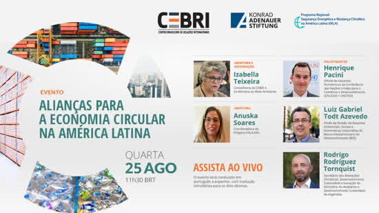 CEBRI promove debate sobre economia circular na América Latina