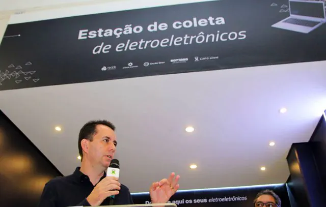 Santo André inaugura Estação de Coleta de Eletroeletrônicos no Atrium Shopping