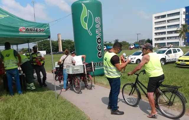 Ecovias encerra maio Amarelo com ações voltadas a ciclistas