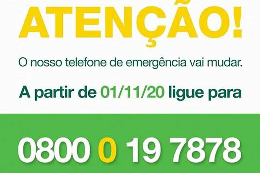 Telefone de emergência da Ecovias ganha mais um número e passa a ser 0 800 0 19 7878