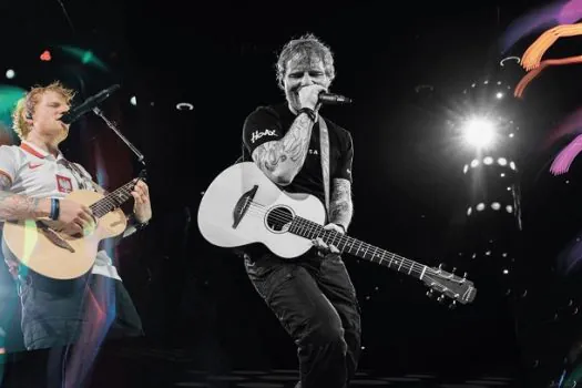 Ed Sheeran encanta público do Rock in Rio