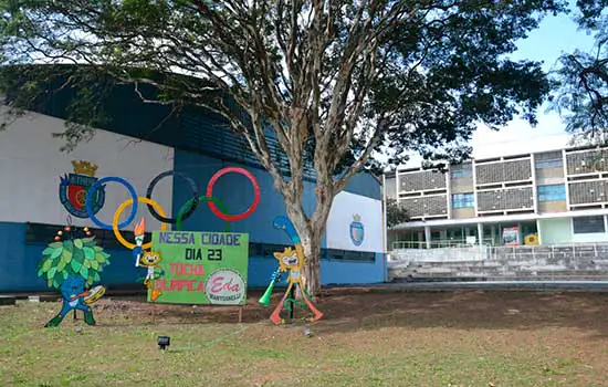 Tocha Olímpica. Cidade vive clima olímpico