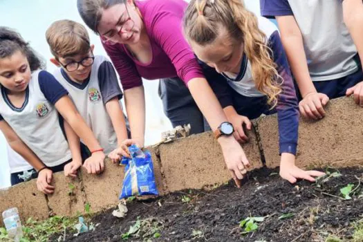 Ribeirão Pires participa de estudo sobre relação entre hortas e desenvolvimento emocional