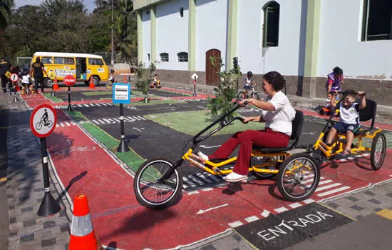 Escolas de Ribeirão Pires participam do projeto “Brincando de Trânsito”