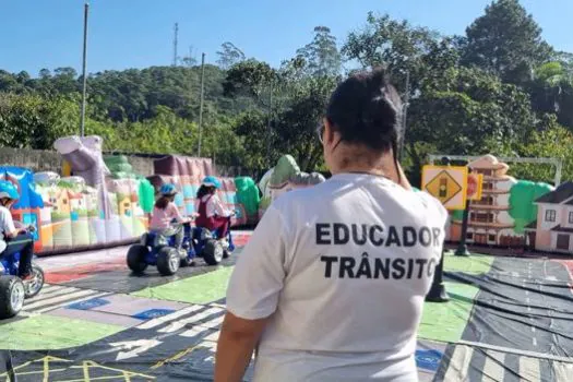 Ribeirão Pires promove ação educativa do trânsito para crianças da ARIS