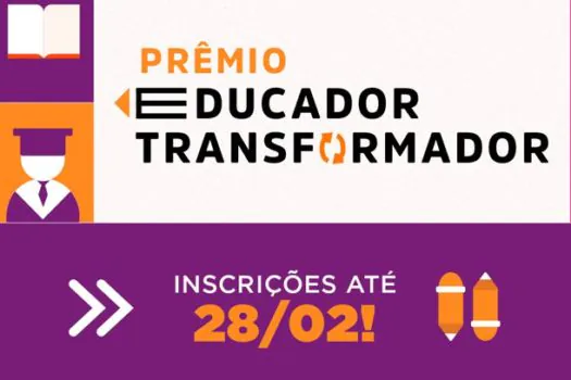 Últimos dias para se inscrever no Prêmio Educador Transformador