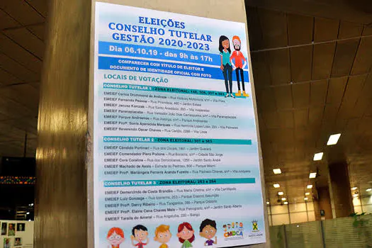 Santo André promove eleição para Conselho Tutelar neste domingo