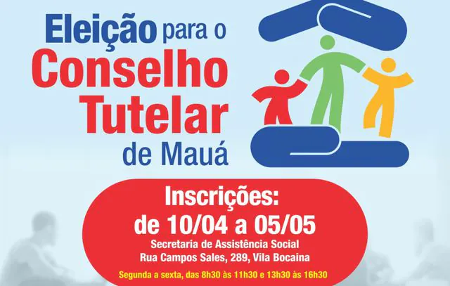 Inscrições para eleição de conselheiro de tutelar de Mauá abrem na segunda-feira (10)