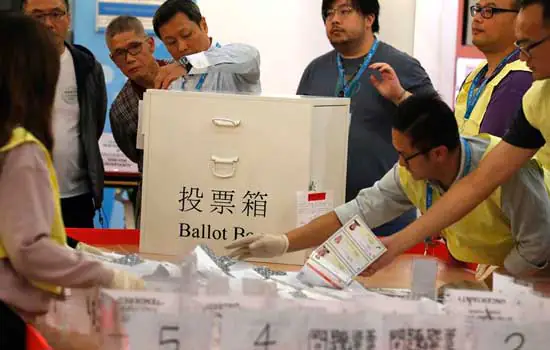 Partidos pró-democracia têm vitória avassaladora em eleições de Hong Kong