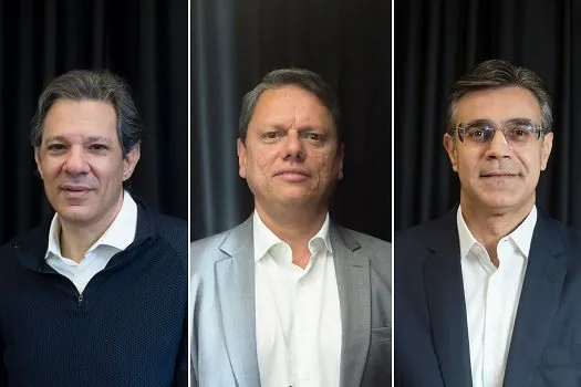 Pesquisa Genial/Quaest para SP mostra Haddad com 33%; Tarcísio, 20%; Garcia, 15%