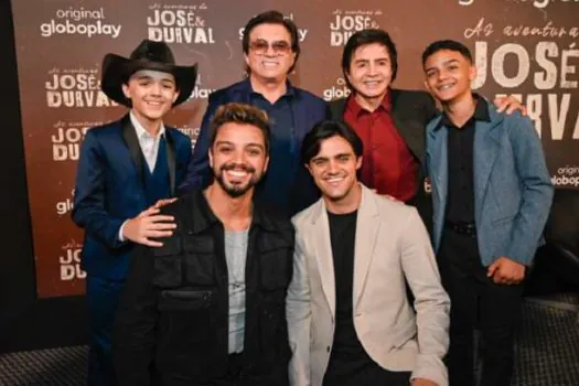 Chitãozinho & Xororó e elenco de ‘As Aventuras de José & Durval’ se reúnem