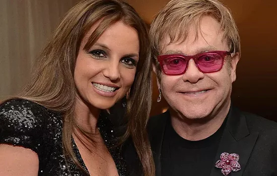 Elton John divulga trecho de parceria com Britney Spears