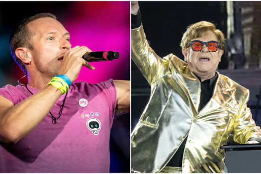 Coldplay faz dueto por vídeo com Elton John em show que encerra carreira do rockstar