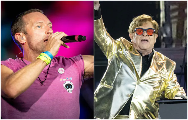 Coldplay faz dueto por vídeo com Elton John em show que encerra carreira do rockstar