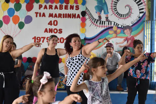 E.M. Tia Mariinha, de Ribeirão Pires, celebra 40 anos com a comunidade