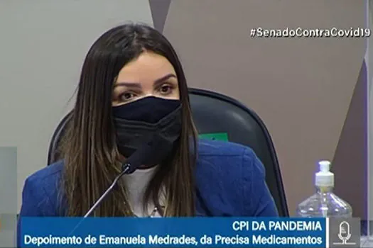 CPI: Emanuela Medrades diz que não existem irregularidades na compra da Covaxin