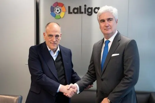 Embaixador do Brasil na Espanha se reúne com presidente da La Liga