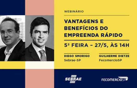 Webinário apresenta as vantagens do programa Empreenda Rápido