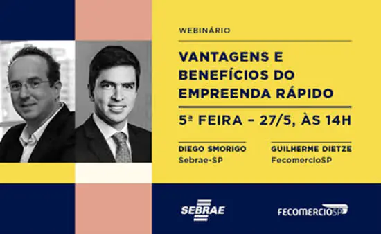 Webinário apresenta as vantagens do programa Empreenda Rápido