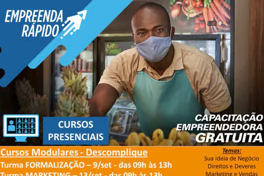 Ribeirão Pires abre inscrições para cursos de capacitação empreendedora