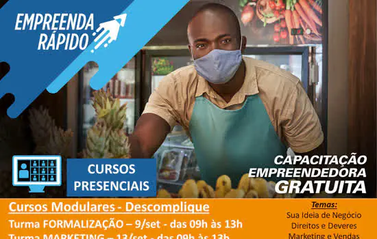 Ribeirão Pires abre inscrições para cursos de capacitação empreendedora