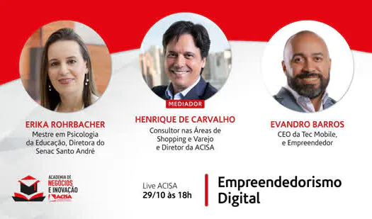 Live aborda oportunidades e desafios do empreendedorismo digital