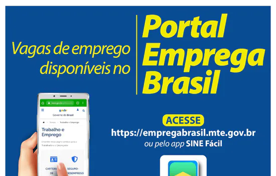 “Emprega Brasil” e “SINE Fácil” disponibilizam vagas para moradores de Ribeirão Pires