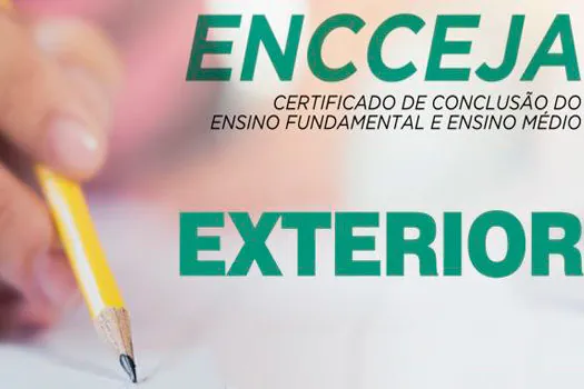 Encceja Exterior: prazo de inscrição termina nesta sexta-feira