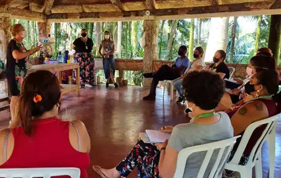 Equipe da Educação Especializada de Ribeirão Pires participa de encontro formativo