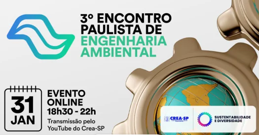 Inscrições abertas para Encontro Paulista de Engenharia Ambiental do Crea-SP