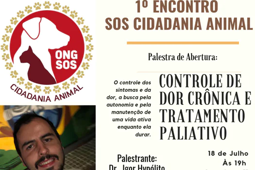 ONG SOS Cidadania Animal promove palestras sobre medicina veterinária