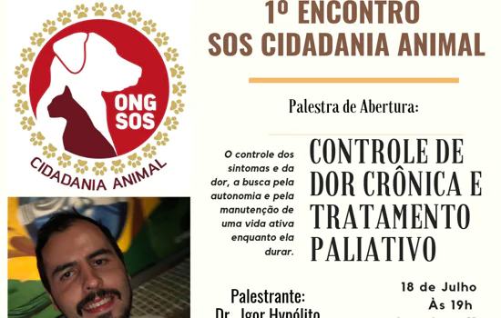 ONG SOS Cidadania Animal promove palestras sobre medicina veterinária