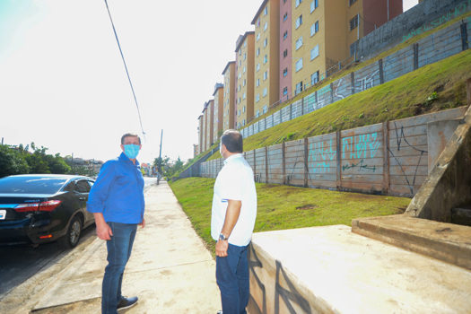 São Bernardo finaliza obras de contenção de encosta no bairro Cooperativa