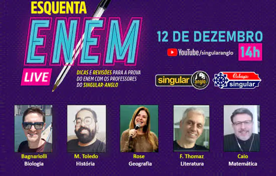 Professores de cursinho pré-vestibular fazem evento virtual com dicas para ENEM