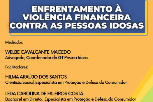 Consórcio ABC promove live sobre enfrentamento à violência contra as pessoas idosas