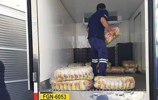 Engefood doa 850 quilos de feijão para o FSS de São Caetano do Sul