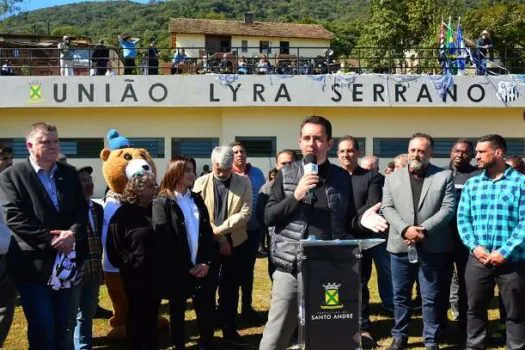 Primeiro campo de futebol do Brasil é entregue restaurado em Paranapiacaba