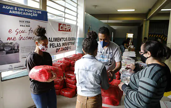 Campanha garante alimentos para mais de 40 mil famílias em Diadema