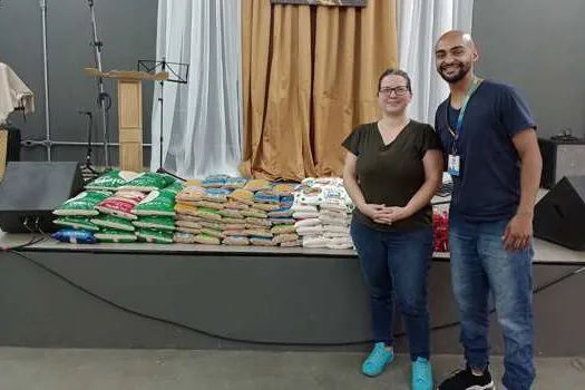 Fundo Social de Ribeirão Pires entrega alimentos à Igreja Nos Braços do Pai