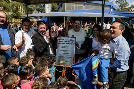 São Bernardo entrega escola do Grande Alvarenga revitalizada