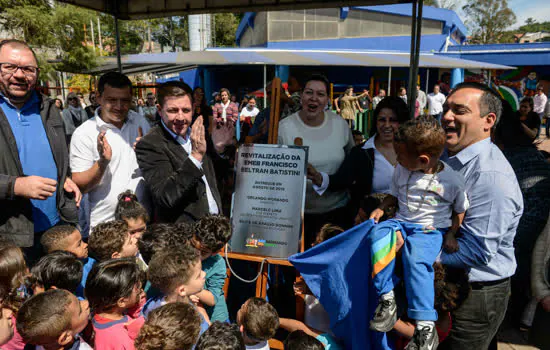 São Bernardo entrega escola do Grande Alvarenga revitalizada