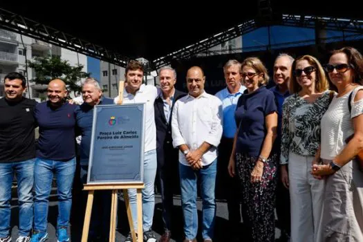 Auricchio inaugura a Praça da Família Luiz Carlos Pereira de Almeida