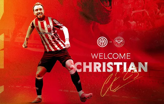 Eriksen assina com Brentford e volta a jogar quase 8 meses após parada cardíaca