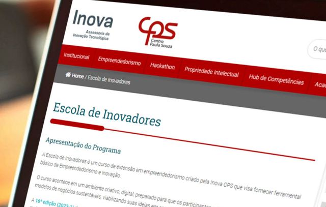 Inscrições abertas para o programa Escola de Inovadores