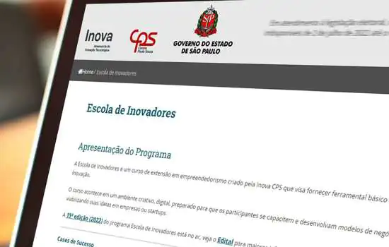 15ª edição da Escola de Inovadores tem inscrições prorrogadas