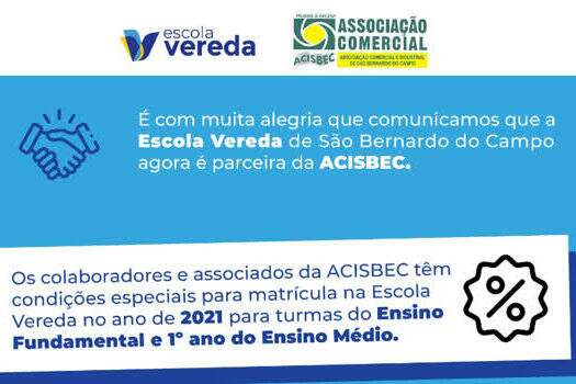 ACISBEC faz parceria com Escola Vereda